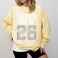 Cheer Mom Senior 2026 Cheerleaders Graduation Mother Comfort Colors Sweatshirt Butter