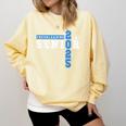 Cheerleading Senior Night Cheer Senior 2025 Graduation 23 Comfort Colors Sweatshirt Butter