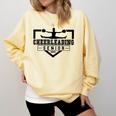 Cheerleading Senior Night Cheer Senior 2025 Graduation 30 Comfort Colors Sweatshirt Butter