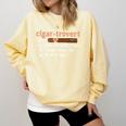 Cigar-Trovert Cigar Smoking Humor Definition Introvert Comfort Colors Sweatshirt Butter Cigar-Trovert Cigar Smoking Humor Definition Introvert Comfort Colors Sweatshirt Butter
