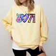 Class Of 1971 Shirt Tie Dye Senior Graduation Class Reunion Comfort Colors Sweatshirt Butter