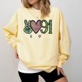 Class Of 1991 Shirt Leopard Senior Graduation Class Reunion Comfort Colors Sweatshirt Butter