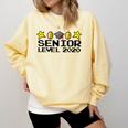 Class Of 2020 Senior Retro Video Game Graduation Gamer Comfort Colors Sweatshirt Butter