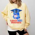 Class Of 2021 Graduate Kawaii Anime Girl School Graduation Comfort Colors Sweatshirt Butter