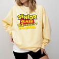 Class Of 2022 Senior 2000s Animated Movie Style Graduation Comfort Colors Sweatshirt Butter