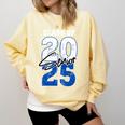 Class Of 2025 Senior Graduation 2025 Blue Comfort Colors Sweatshirt Butter