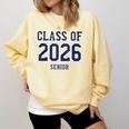 Class Of 2026 Senior Graduation High School College Grad Comfort Colors Sweatshirt Butter