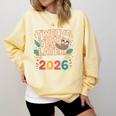 Class Of 2026 Senior Twelve Years Later Sloth Graduation Comfort Colors Sweatshirt Butter