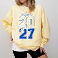 Class Of 2027 Senior 2027 Graduation Comfort Colors Sweatshirt Butter