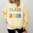 Class Of 2028 Colorful Graduation Comfort Colors Sweatshirt Butter