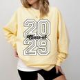 Class Of 2029 Graduating School Class Of 2029 Graduation Comfort Colors Sweatshirt Butter