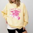 Class Of 2032 Senior 2032 Back To School 2032 Graduation Cap Comfort Colors Sweatshirt Butter