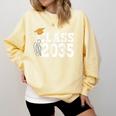 Class Of 2035 Grow With Me Boy Girl First Day Of Graduation Comfort Colors Sweatshirt Butter