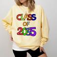 Class Of 2035 Grow With Me Kindergarten Graduation Comfort Colors Sweatshirt Butter