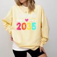 Class Of 2035 Kindergarten Pre K Grow With Me Graduation Comfort Colors Sweatshirt Butter