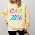 Class Of 2036 First Day Kindergarten Grow With Me Graduation Comfort Colors Sweatshirt Butter