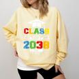 Class Of 2038 First Day Of School & Graduation 2038 Comfort Colors Sweatshirt Butter