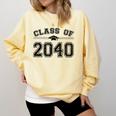 Class Of 2040 Grow With Me Graduation First Day Of School Comfort Colors Sweatshirt Butter