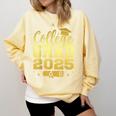 College Grad Class Of 2025 Senior Graduate Graduation Comfort Colors Sweatshirt Butter