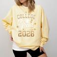 College Grad Class Of 2028 Senior Graduate Graduation 2028 Comfort Colors Sweatshirt Butter