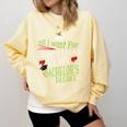 College Student Christmas Bachelors Degree Graduation Comfort Colors Sweatshirt Butter