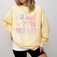Colorful Proud Grandma 2024 NICU Graduate Baby Graduation Comfort Colors Sweatshirt Butter