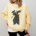 Cool Graduation Dab Dabbing Senior 2019 Grad Comfort Colors Sweatshirt Butter