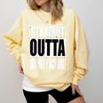 Cool Straight Outta Divinity School Graduation Shirt Comfort Colors Sweatshirt Butter
