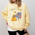 Cozy Vibes Atmospheric Introvert Comfort Colors Sweatshirt Butter