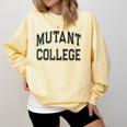 Crazy Sarcastic MUTANT COLLEGE Introvert Anti Social Comfort Colors Sweatshirt Butter Crazy Sarcastic MUTANT COLLEGE Introvert Anti Social Comfort Colors Sweatshirt Butter