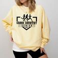 Cross Country Senior Night Senior 2025 Graduation Party 40 Comfort Colors Sweatshirt Butter