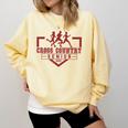 Cross Country Senior Night Senior 2025 Graduation Party 48 Comfort Colors Sweatshirt Butter