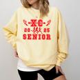 Cross Country Senior Night Senior 2025 Graduation Party 5 Comfort Colors Sweatshirt Butter