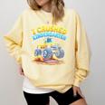 I Crushed Kindergarten Monster Truck Graduation Boys Kids Comfort Colors Sweatshirt Butter