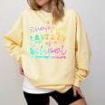 Custodian Life Graduation Day Last Day Of School Tie Dye Comfort Colors Sweatshirt Butter
