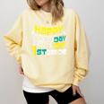 Cute Happy Last Day Of 1st Grade Shirt Kids Graduation Comfort Colors Sweatshirt Butter