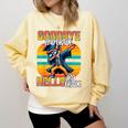 Dabbing Boy Goodbye 2nd Grade Hello 3rd Grade Graduation Comfort Colors Sweatshirt Butter