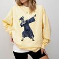 Dabbing Graduate Zebra Team Mascot Graduation Senior Shirt Comfort Colors Sweatshirt Butter
