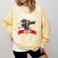Dabbing Graduation Class Of 2018 Women Comfort Colors Sweatshirt Butter