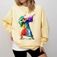 Dabbing Graduation Women Comfort Colors Sweatshirt Butter