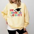 My Daughter Did It Graduation Doctor Nurse Child Graduated Comfort Colors Sweatshirt Butter