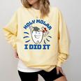 Dental Hygienist Graduation Dentist Dentistry Comfort Colors Sweatshirt Butter