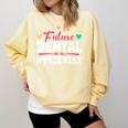 Dental Hygienist Graduation Future Dental Hygienist Comfort Colors Sweatshirt Butter