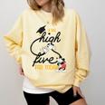 Disney Mickey Mouse A Big High Five For Today Graduation Comfort Colors Sweatshirt Butter