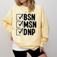 DNP Doctor MSN BSN DNP Nurse DNP Degree Graduation Comfort Colors Sweatshirt Butter