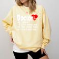Doctor For Medical Med Student Graduation Comfort Colors Sweatshirt Butter