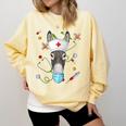 Donkey Nurse RN ER Nursing School Graduation Comfort Colors Sweatshirt Butter