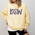 DSW Doctor Of Social Work Graduation DSW Graduate Comfort Colors Sweatshirt Butter