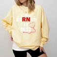 Earned It 2023 For Nurse Graduation Or RN LPN Class Of 2023 Comfort Colors Sweatshirt Butter