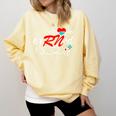 Earned It RN Nurse Graduation RN & LPN Nursing Comfort Colors Sweatshirt Butter